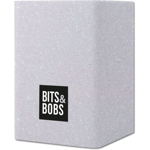 Porta-lápis GRAFOPLAS Bits & Bobs Silicone Lavanda Glitter