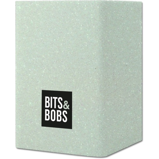 Porta-lápis GRAFOPLAS Bits & Bobs Silicone Verde Glitter