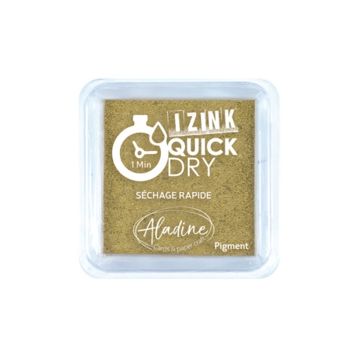 Almofada de Carimbo ALADINE Izink QUICK Dry Ouro 5x5cm