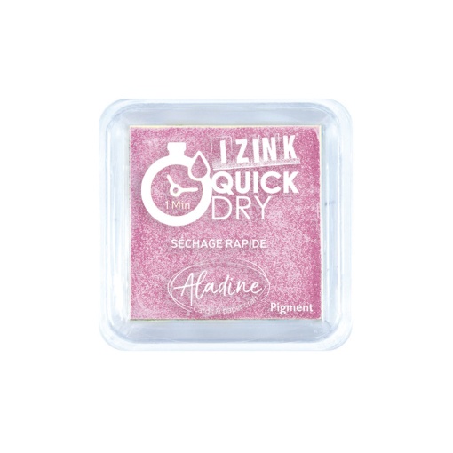 Almofada de Carimbo ALADINE Izink QUICK Dry Rosa Claro 5x5cm
