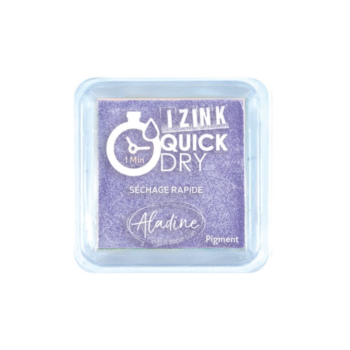 Almofada de Carimbo ALADINE Izink QUICK Dry Roxo Pastel 5x5cm