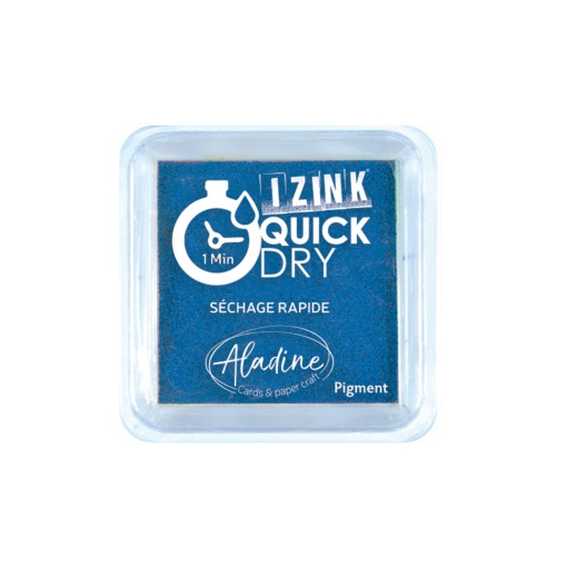 Almofada de Carimbo ALADINE Izink QUICK Dry Azul Marinho 5x5cm
