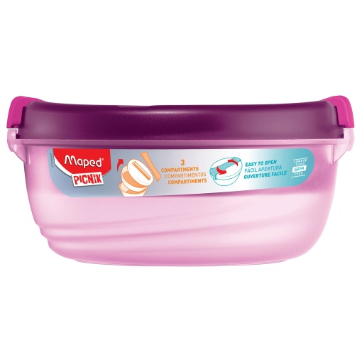 Caixa de Lanche MAPED Picnik Origins Families 1,4l Rosa