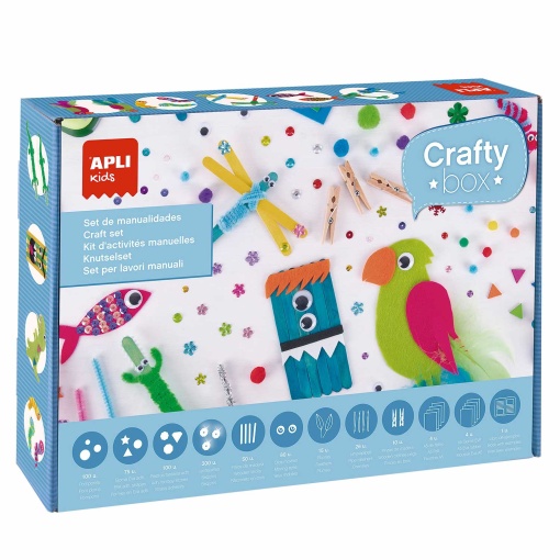 Conjunto de Manualidades Crafty Box APLI Kids