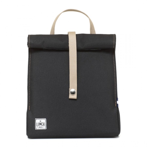 Lancheira Térmica The Lunch Bags Original Black 24x21x16cm