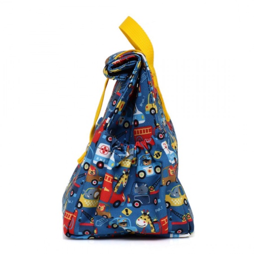 Lancheira Térmica The Lunch Bags Kids Cars 24x21x16cm