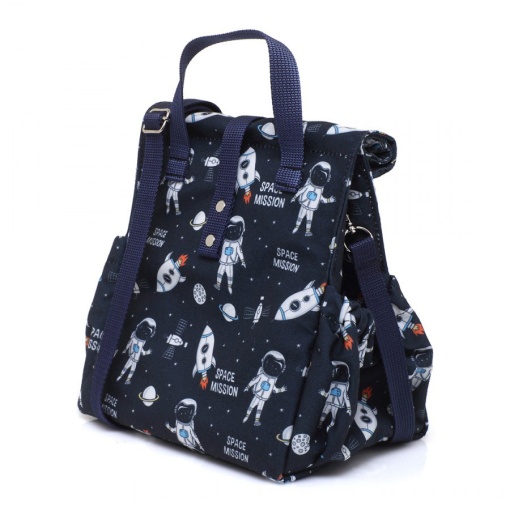 Lancheira térmica The Lunch Bags Kids Space 24x21x16cm Ko02space