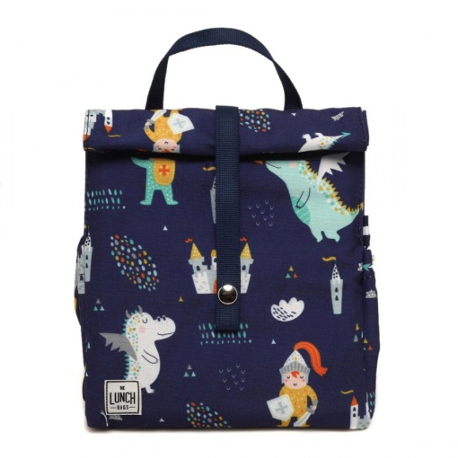 Lancheira Térmica The Lunch Bags Kids Knights 24x21x16cm