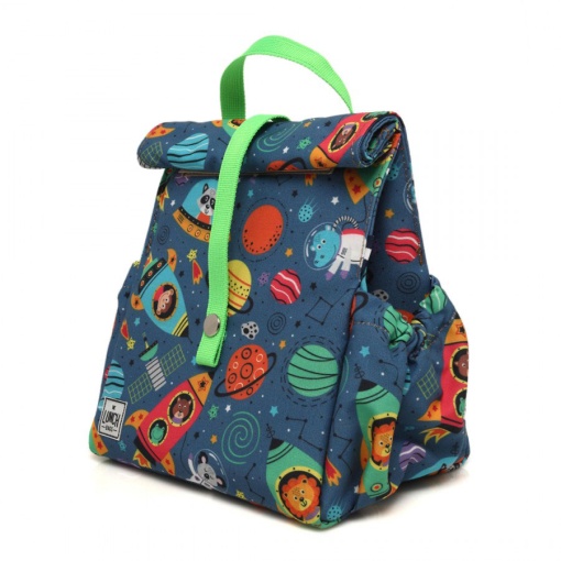 Lancheira térmica The Lunch Bags Kids Space 24x21x16cm Ko03space