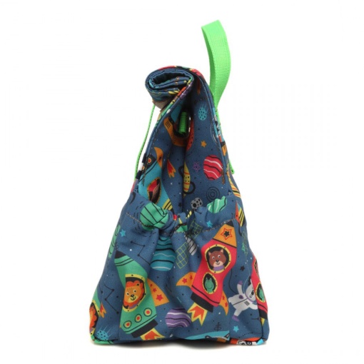 Lancheira térmica The Lunch Bags Kids Space 24x21x16cm Ko03space