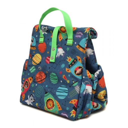 Lancheira térmica The Lunch Bags Kids Space 24x21x16cm Ko03space