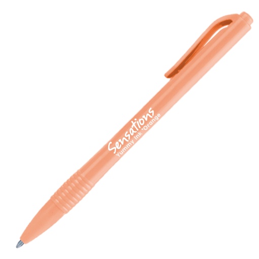 Esferográfica NEWPEN Clic Sensations Perfumada Laranja