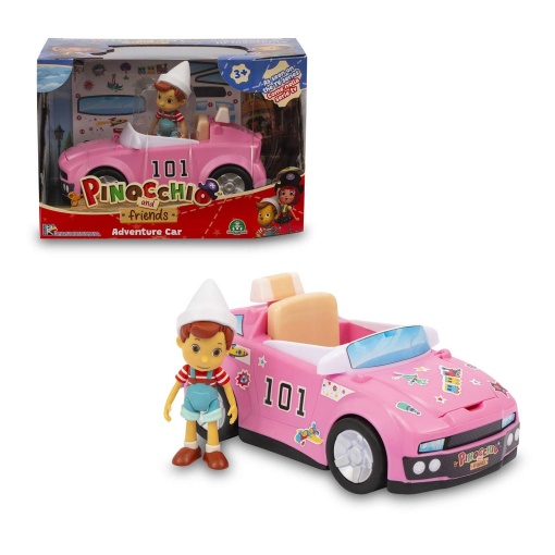 Pinóquio And Friends Figura com Carro Sortido FAMOSA