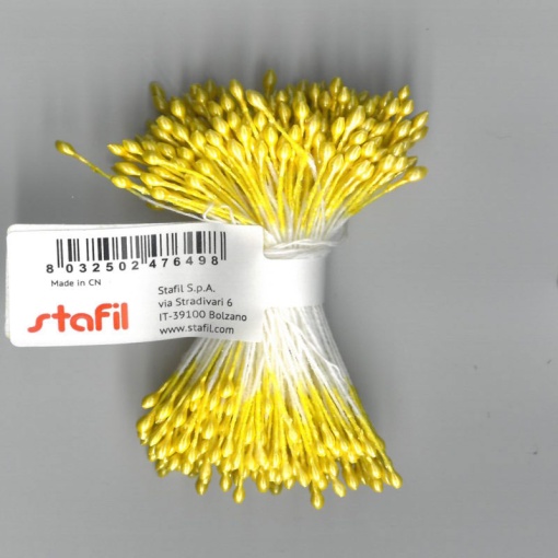 Estame para Flores STAFIL Amarelo 2mm