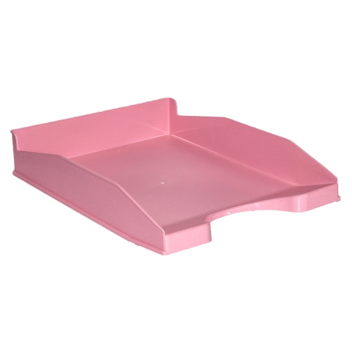Tabuleiro de Secretária Plástico SIMPLY Rosa Pastel