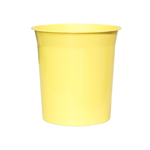 Cesto de Papéis Plástico 10L SIMPLY Amarelo Pastel
