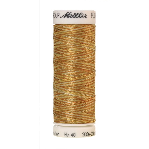 Linha de Bordar METTLER Poly Sheen 200m Matizada Ouro 9933