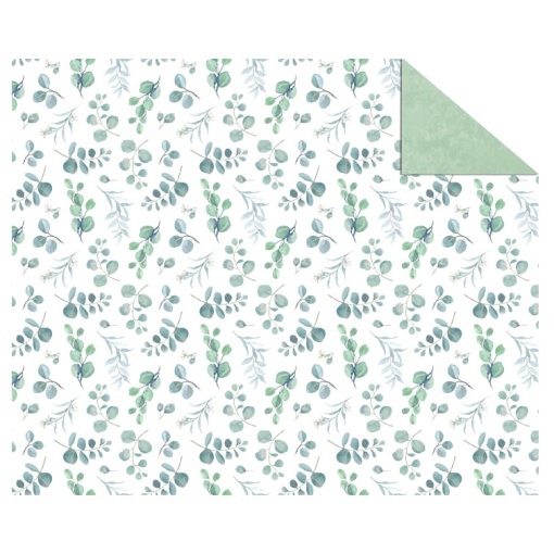 Cartolina URSUS 300g 49,5x68cm Folhas Branco/Verde
