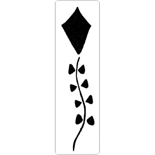 Stencil MEYCO 3,1x8,8cm Papagaio