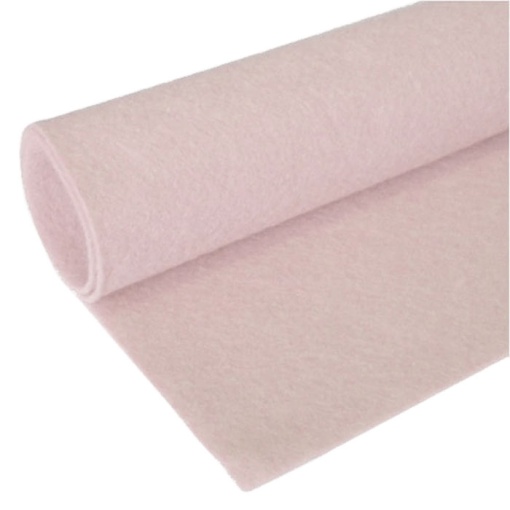 Feltro 0,45x5m 180g Rosa Bebé