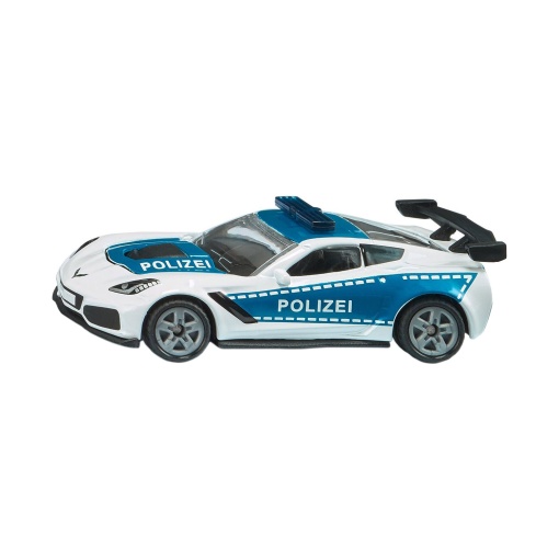 Carro Chevrolet Corvette ZR1 Polizei Miniatura SIKU