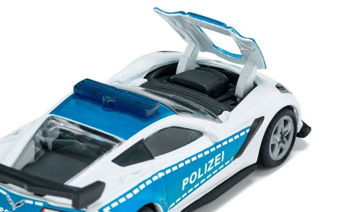 Carro Chevrolet Corvette ZR1 Polizei Miniatura SIKU