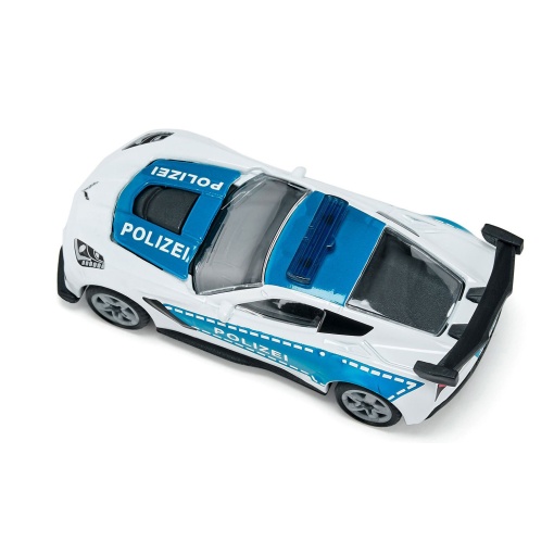 Carro Chevrolet Corvette ZR1 Polizei Miniatura SIKU