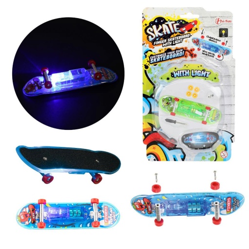 Mini Skateboard de Dedos com Luzes TOI-TOYS Sortido