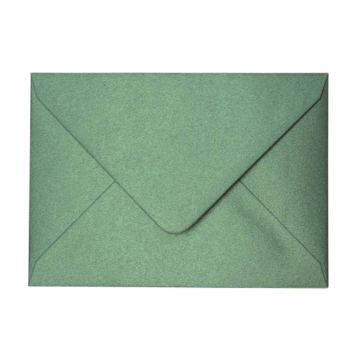 Envelope Metalizado SIMPLY C6 Pala Bico 114x160mm Verde Jardim 10 unidades