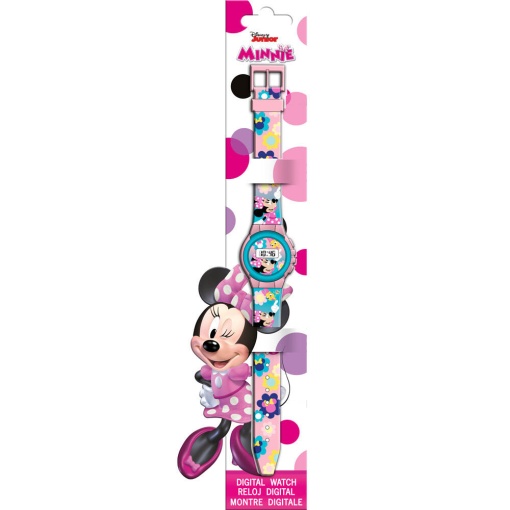Relógio de pulso digital Disney Minnie Mouse
