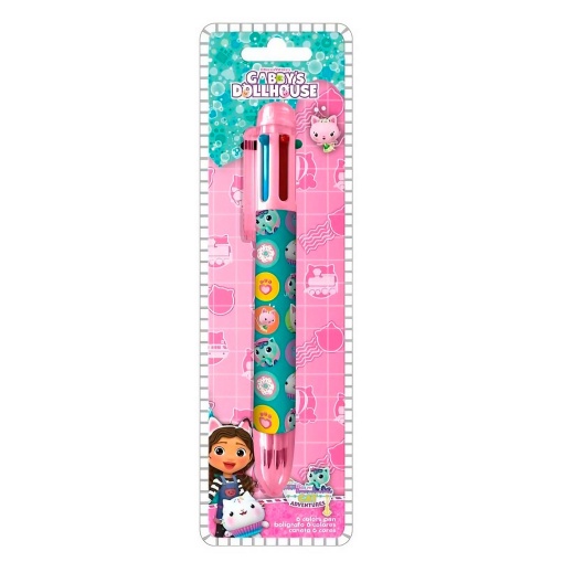 Esferográfica de 6 Cores Gabby's Dollhouse