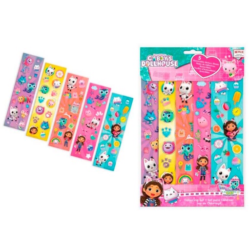 Conjunto de Autocolantes Gabby's Dollhouse