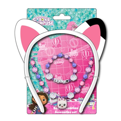 Bandolete + colar + pulseira Gabby's Dollhouse
