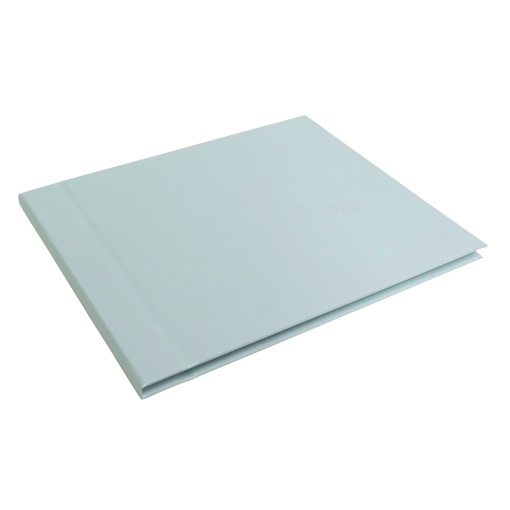 Livro de Honra 18x23,5cm Horizontal 25 folhas Metallic Azul Céu SIMPLY