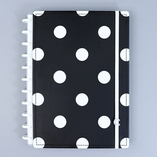 CADERNO INTELIGENTE Grande (215x280mm) Pautado Lady Like Poa Vicky