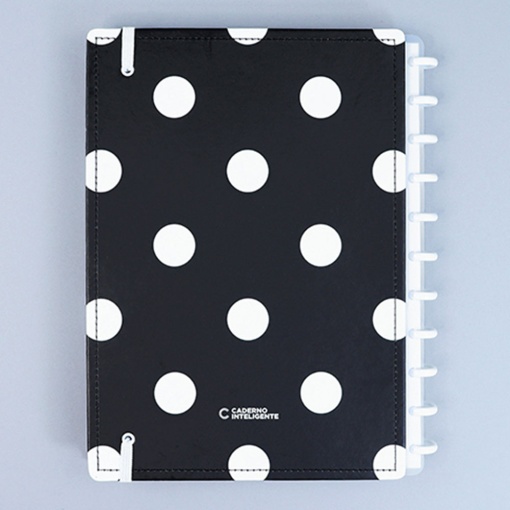 CADERNO INTELIGENTE Grande (215x280mm) Pautado Lady Like Poa Vicky