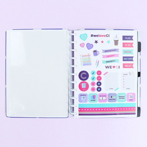 CADERNO INTELIGENTE Grande (215x280mm) Pautado Lady Like Poa Maya