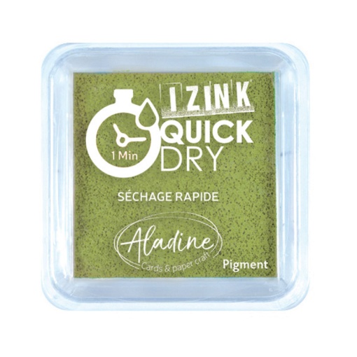 Almofada de Carimbo ALADINE Izink QUICK Dry Azeitona