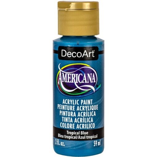 Tinta Acrílica DECOART Americana Azul Tropical DA375-3 59ml