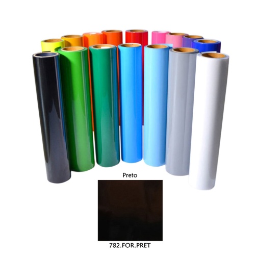 Vinil Têxtil 0,25x1m Preto