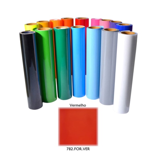 Vinil Têxtil 0,25x1m Vermelho