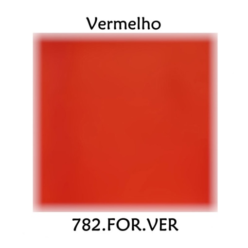 Vinil têxtil 0,25x1m vermelho