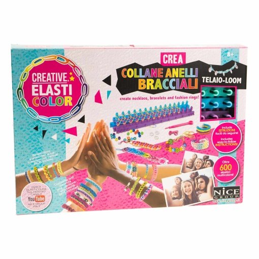 Elasticolor - Kit para Criar Pulseiras e Colares NICE CREATIVE