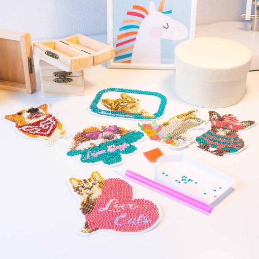 Pintar com Diamantes Autocolantes Deco Room NICE Diamantiny