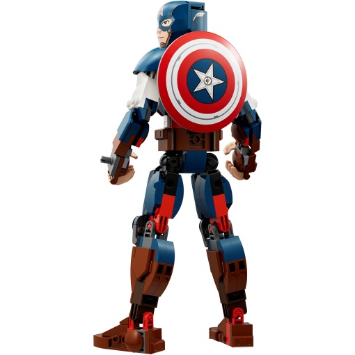 LEGO MARVEL Figura de Construção de Captain America 76258
