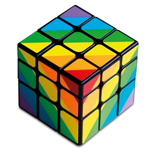 Magic cube 3x3 Unequal 5.5cm CAYRO