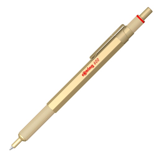 Esferográfica ROTRING 600 Dourada M