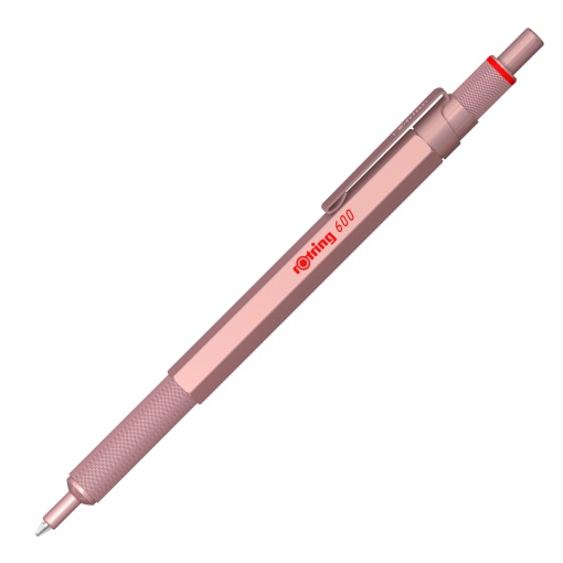 Esferográfica ROTRING 600 Rosa Gold M