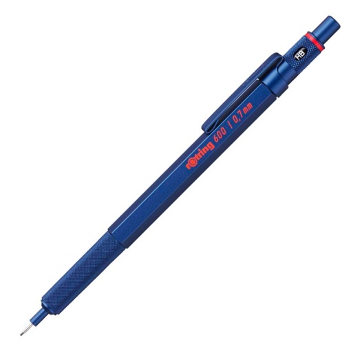 Lapiseira ROTRING 600 0,7mm Azul
