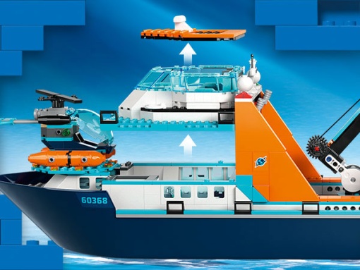 LEGO City Navio Explorador do Ártico 60368